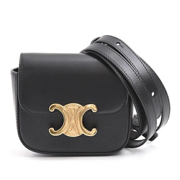CELINE Black Shoulder Bag - Picture 1 of 10